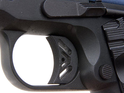 WE Galaxy 1911 Gas Blowback Pistol (Black Frame - Blue Slide)