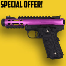 WE Galaxy 1911 Gas Blowback Pistol (Black Frame - Purple Slide)