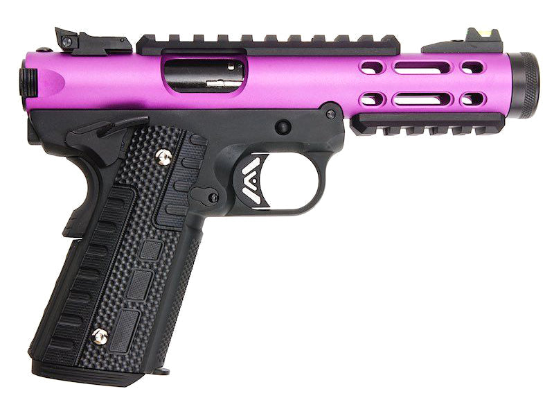 WE Galaxy 1911 Gas Blowback Pistol (Black Frame - Purple Slide)