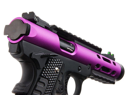 WE Galaxy 1911 Gas Blowback Pistol (Black Frame - Purple Slide)