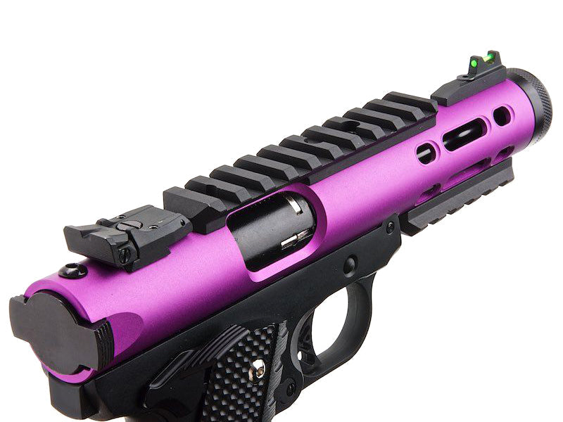 WE Galaxy 1911 Gas Blowback Pistol (Black Frame - Purple Slide)