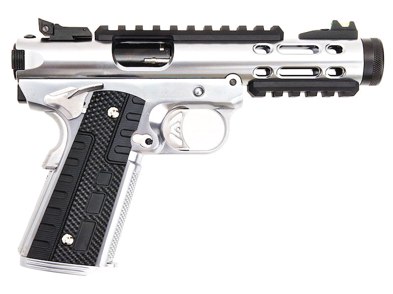 WE Galaxy 1911 Gas Blowback Pistol (Silver Frame - Silver Slide)