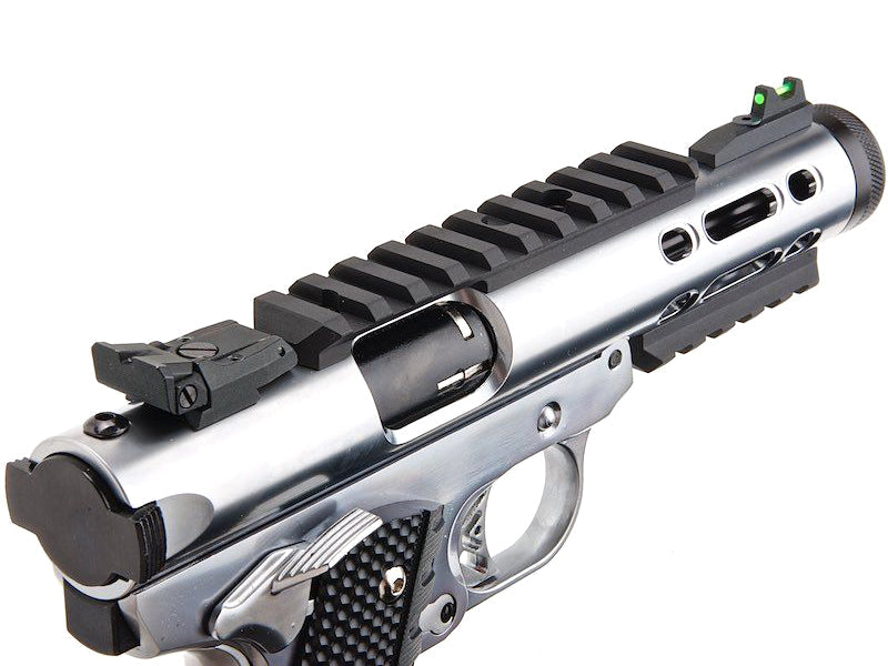 WE Galaxy 1911 Gas Blowback Pistol (Silver Frame - Silver Slide)