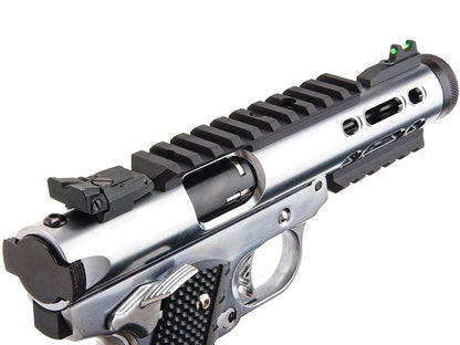 WE Galaxy 1911 Gas Blowback Pistol (Silver Frame - Silver Slide)