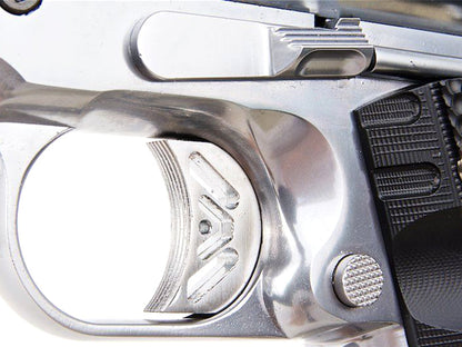 WE Galaxy 1911 Gas Blowback Pistol (Silver Frame - Silver Slide)