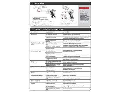 ICS BLE-VULTURE Gas Blowback Pistol (Black - BLE-011-SB)