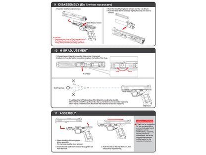 ICS Sarsilmaz Sar 9.11 Gen.2 Gas Blowback Pistol (Blue - BLE-009-SB-2)