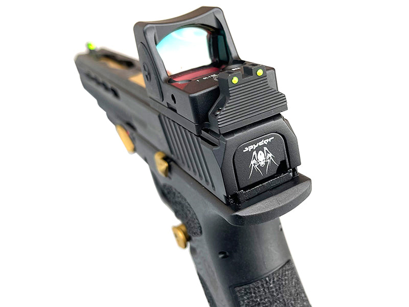 APS Mantis X Co2 Blowback Pistol with RMR Sight (Black/Gold - ACP621)