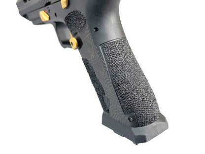 APS Mantis X Co2 Blowback Pistol with RMR Sight (Black/Gold - ACP621)