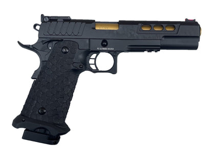 Army Hi-Capa 5.1 Gas Blowback Pistol (R608 - Black)