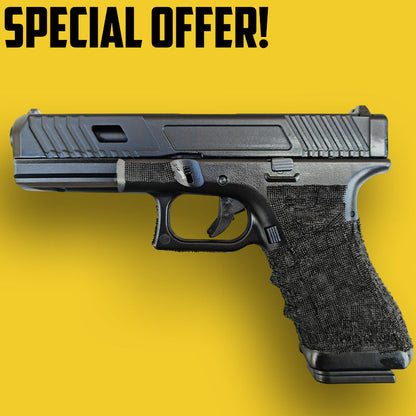 Huntsman Tactical H17 TT Custom Gas Blowback  Pistol (Metal Slide - Polymer Frame - with Case - Black)