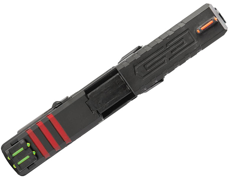 APS Co2 Powered Scorpion Blowback Pistol (Black/Red - ACP614)