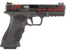 APS Co2 Powered Scorpion Blowback Pistol (Black/Red - ACP614)