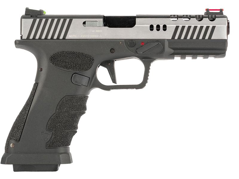 APS Co2 Powered Dragon Fly Blowback Pistol (Black/Red - ACP614)