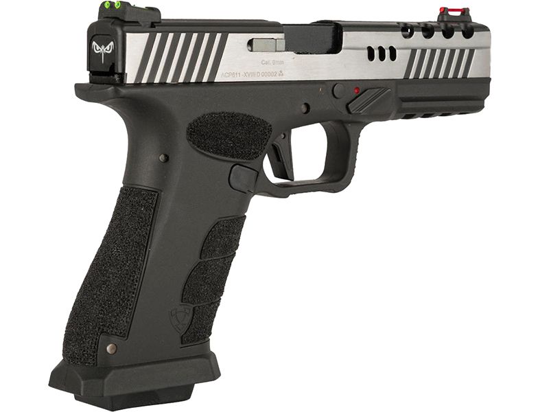 APS Co2 Powered Dragon Fly Blowback Pistol (Black/Red - ACP614)