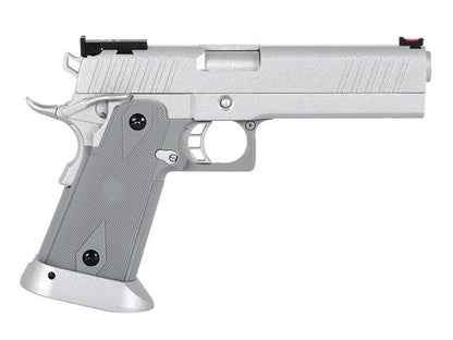 Army Custom 5.1 Hi-Capa Gas Blowback Pistol (R609 - Silver)