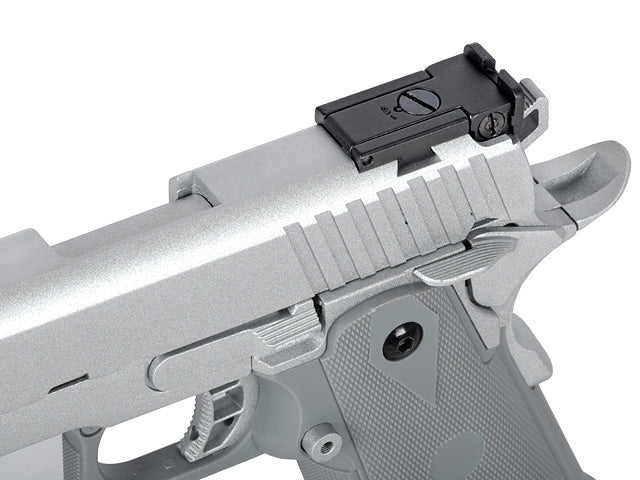 Army Custom 5.1 Hi-Capa Gas Blowback Pistol (R609 - Silver)