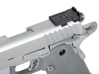Army Custom 5.1 Hi-Capa Gas Blowback Pistol (R609 - Silver)