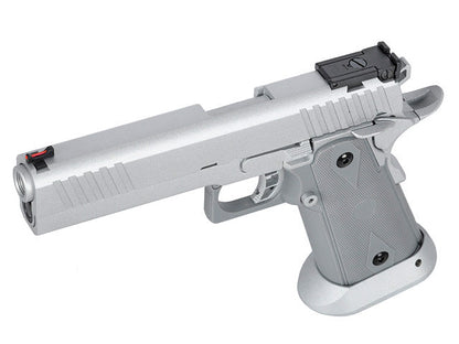 Army Custom 5.1 Hi-Capa Gas Blowback Pistol (R609 - Silver)