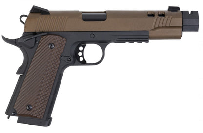 Secutor - Rudis V -  1911 Custom Pistol (Co2 Powered - Gas Ready - Tan)