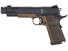 Secutor - Rudis V -  1911 Custom Pistol (Co2 Powered - Gas Ready - BlackSlide/Tan)