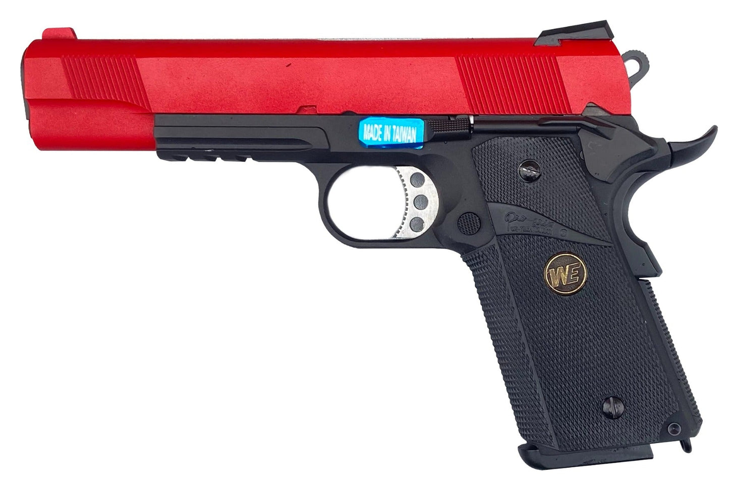 WE 1911 MEU Black Gas Blowback Pistol (Full Metal - RED)