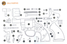 Bruni Revolver Olympic 38 (Cal.380 - BFG - BLUE - 300)