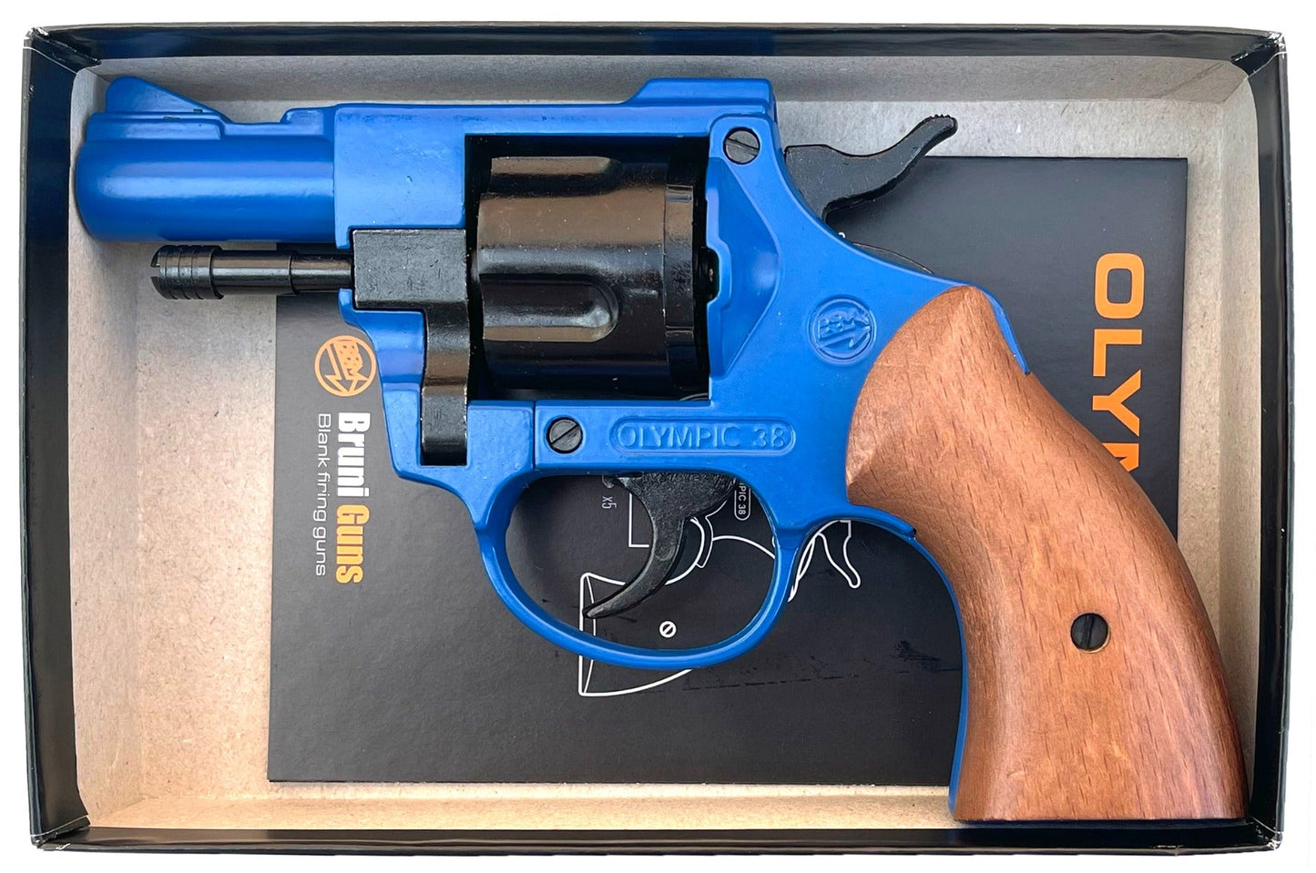 Bruni Revolver Olympic 38 (Cal.380 - BFG - BLUE - 300)