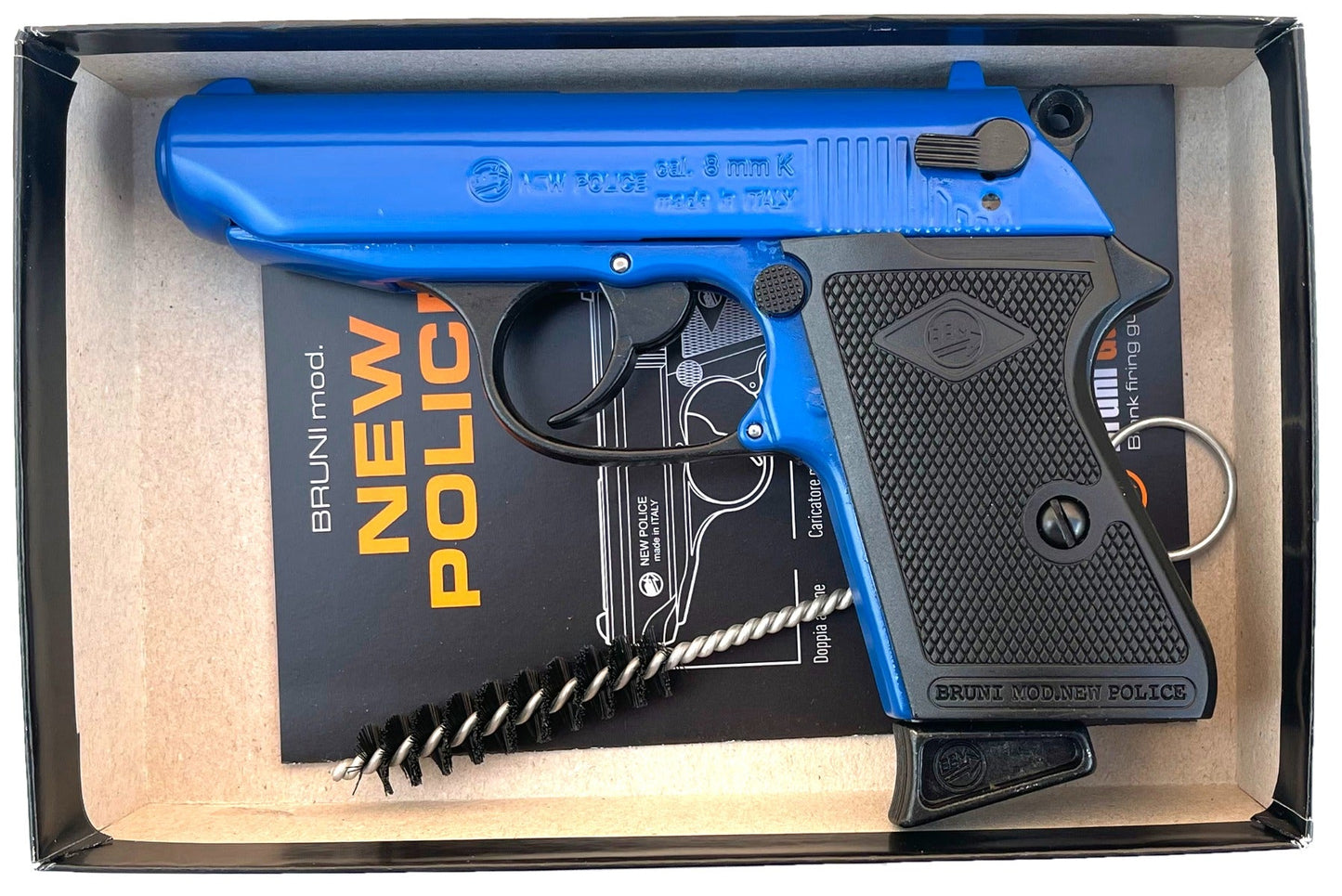 Bruni New Police Pistol (Cal.8 - BFG - BLUE - 2000)
