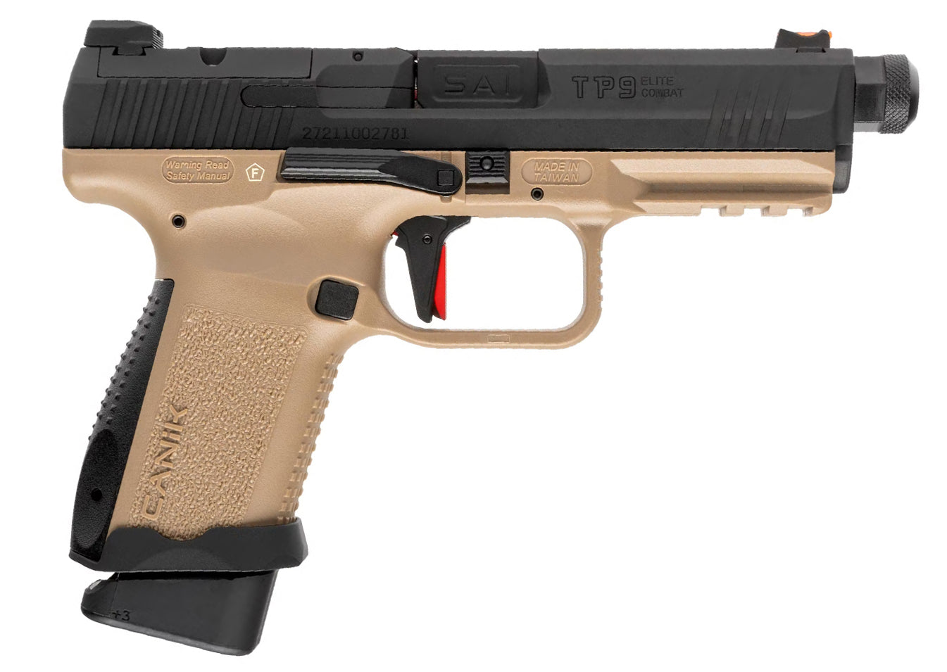 Canik x Salient Arms TP9 Gas Blowback Pistol COLLECTOR EDITION (Cybergun/EMG/AW - 550006 - Dual Tone)