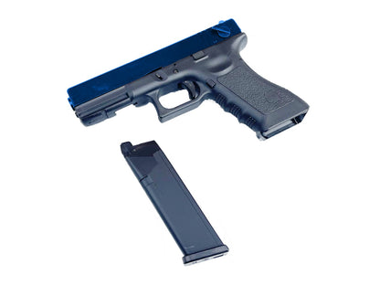 Army 18 Series Gas Blowback Pistol (Metal Slide - Polymer Body - Fully Auto - R18) Blue