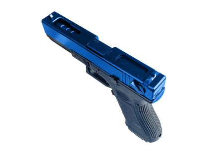 Army 18 Series Gas Blowback Pistol (Metal Slide - Polymer Body - Fully Auto - R18) Blue
