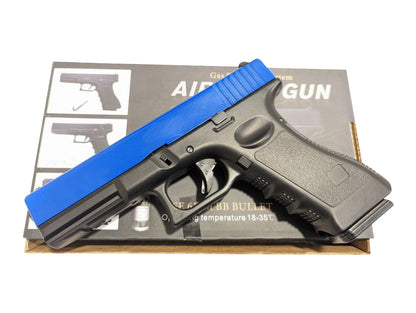 Huntsman Tactical H17 Gas Blowback Pistol (Metal Slide - Polymer Body - with Case - Pre-Two-Tone)