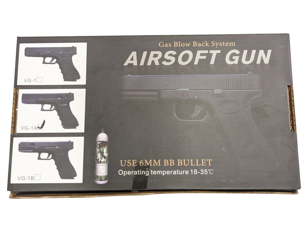 Huntsman Tactical  H18c Gas Blowback Semi/Full Auto. Pistol (Metal Slide - Polymer Body - with Case - Pre-Two-Tone)