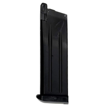 Huntsman 3.8 Hi-Capa Gas Blowback Pistol with Pistol Case (Metal Slide - ABS Body - Black - HG2)