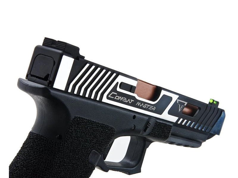 EMG x TTI 34 Series Custom Combat Master Slide with OMEGA Frame pistol (Gas - Dual Tone - By APS - 102070)