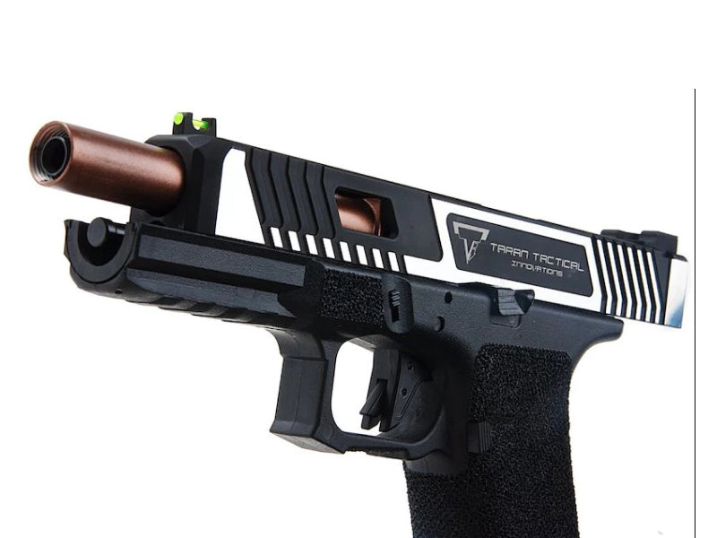 EMG x TTI 34 Series Custom Combat Master Slide with OMEGA Frame pistol (Gas - Dual Tone - By APS - 102070)
