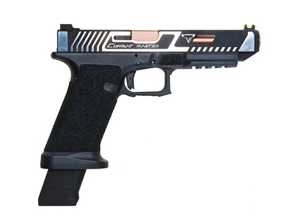 EMG x TTI 34 Series Custom Combat Master Slide with OMEGA Frame pistol (Gas - Dual Tone - By APS - 102070)