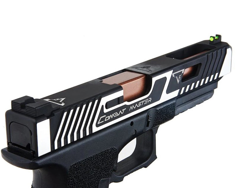 EMG x TTI 34 Series Custom Combat Master Slide with OMEGA Frame pistol (Gas - Dual Tone - By APS - 102070)