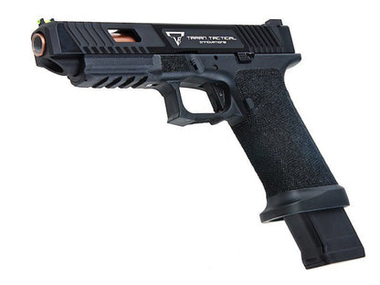 EMG x TTI 34 Series Custom Combat Master Slide with OMEGA Frame pistol (Co2 - Black - By APS - 31132)
