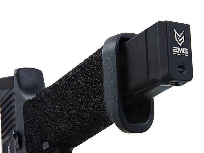 EMG x TTI 34 Series Custom Combat Master Slide with OMEGA Frame pistol (Co2 - Black - By APS - 31132)