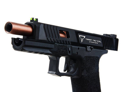 EMG x TTI 34 Series Custom Combat Master Slide with OMEGA Frame pistol (Co2 - Black - By APS - 31132)