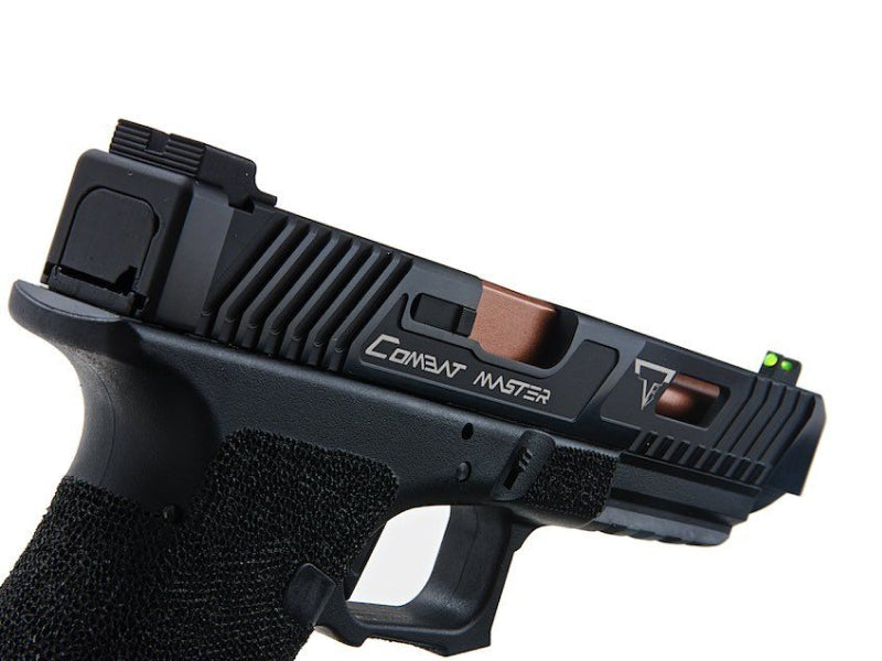 EMG x TTI 34 Series Custom Combat Master Slide with OMEGA Frame pistol (Co2 - Black - By APS - 31132)