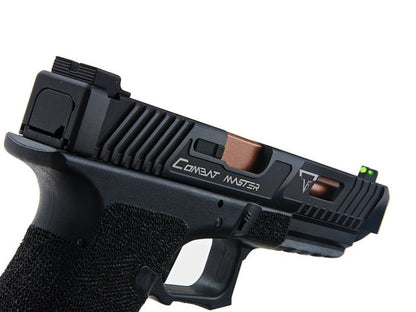 EMG x TTI 34 Series Custom Combat Master Slide with OMEGA Frame pistol (Co2 - Black - By APS - 31132)