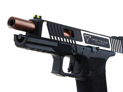EMG x TTI 34 Series Custom Combat Master Slide with OMEGA Frame pistol (Co2 - Dual Tone - By APS - 96679)