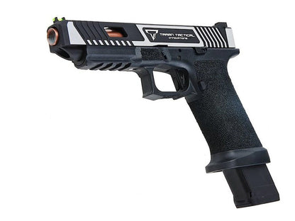 EMG x TTI 34 Series Custom Combat Master Slide with OMEGA Frame pistol (Co2 - Dual Tone - By APS - 96679)
