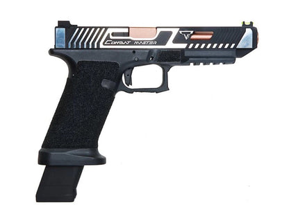 EMG x TTI 34 Series Custom Combat Master Slide with OMEGA Frame pistol (Co2 - Dual Tone - By APS - 96679)