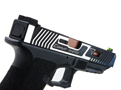EMG x TTI 34 Series Custom Combat Master Slide with OMEGA Frame pistol (Co2 - Dual Tone - By APS - 96679)