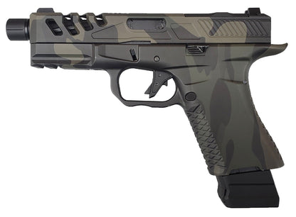 F1 Firearms BSF19 Gas Blowback Pistol by EMG/APS (Green Gas - Full Metal - Black Multicam - BSF-19BKMC-T)