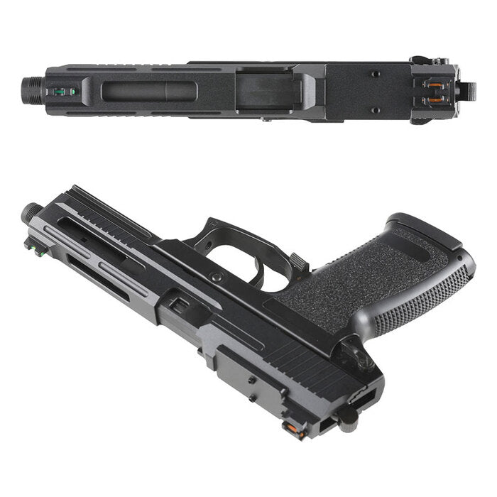 Ascend Airsoft NINJA MK23 Gas Pistol (CNC RMR Slide - Maple Leaf Internals - Black)